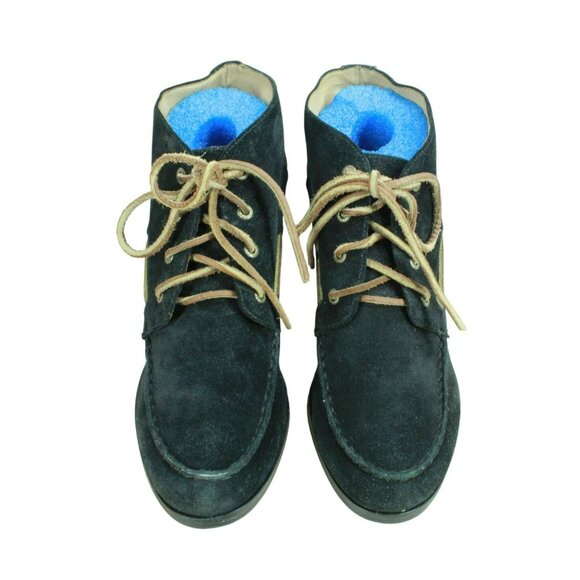 Sebago Ashton 360 Moc Black Suede Ankle Lace Up Boots 11 M Preppy Casual - Picture 5 of 9
